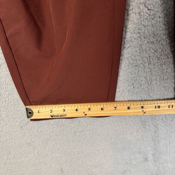 S Athleta Skyline Pant II Womens 6 Rose High Rise Tapered Leg Tie Waist Pleated - Picture 5 of 11